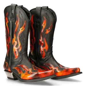 7921-S2 West Cowboy Leather Boots