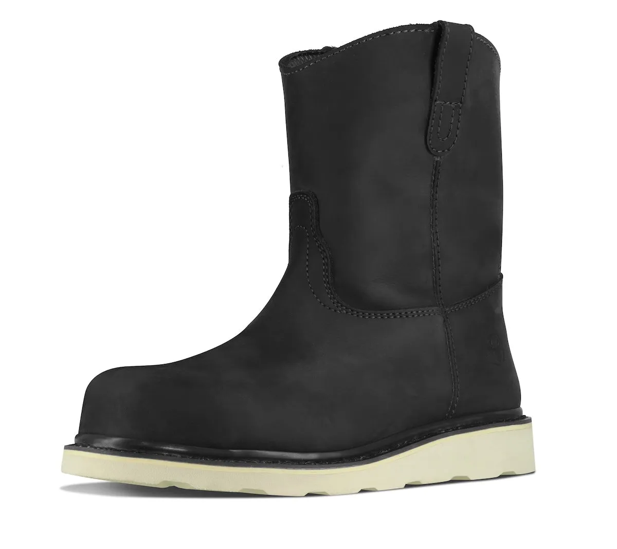 8" Wellington Steel Toe Work Boots for Men and Electrical Hazard Rated