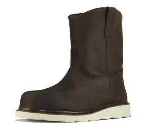 8" Wellington Steel Toe Work Boots for Men and Electrical Hazard Rated