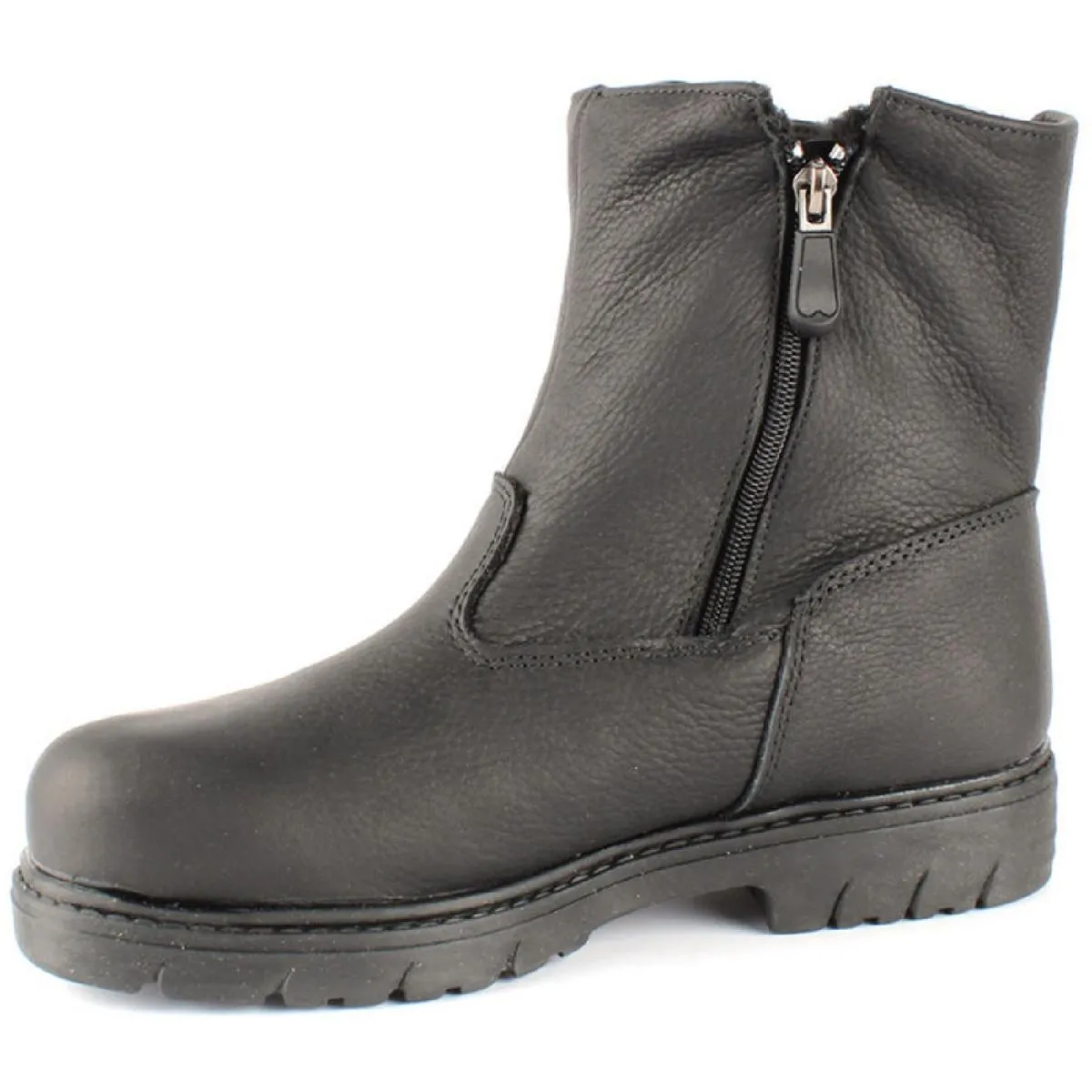 Aaron Mens Leather Waterproof Combat & Lace-up Boots