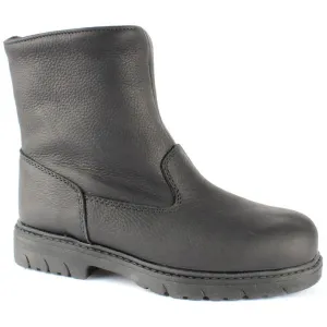 Aaron Mens Leather Waterproof Combat & Lace-up Boots