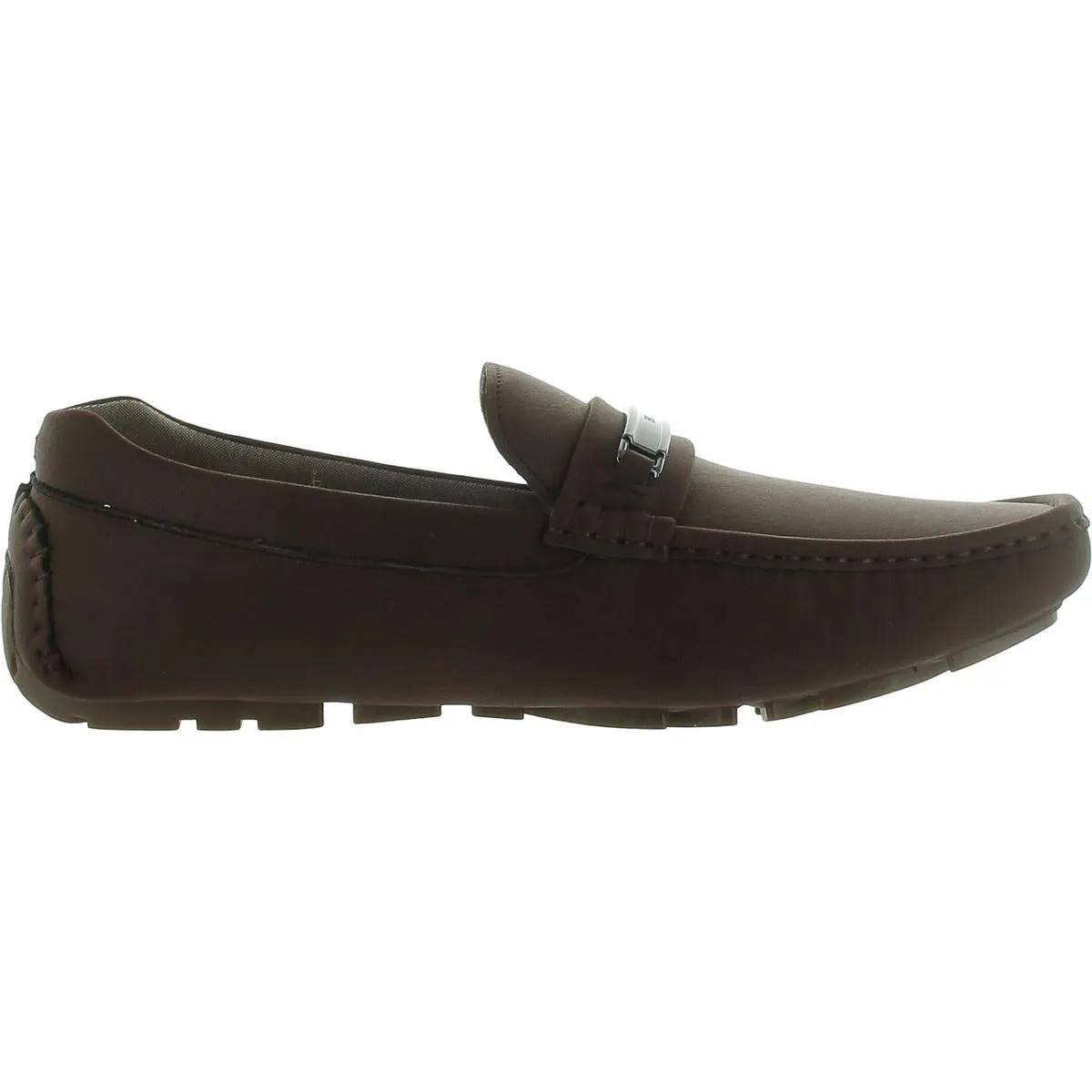 Aires Mens Faux Leather Slip On Loafers