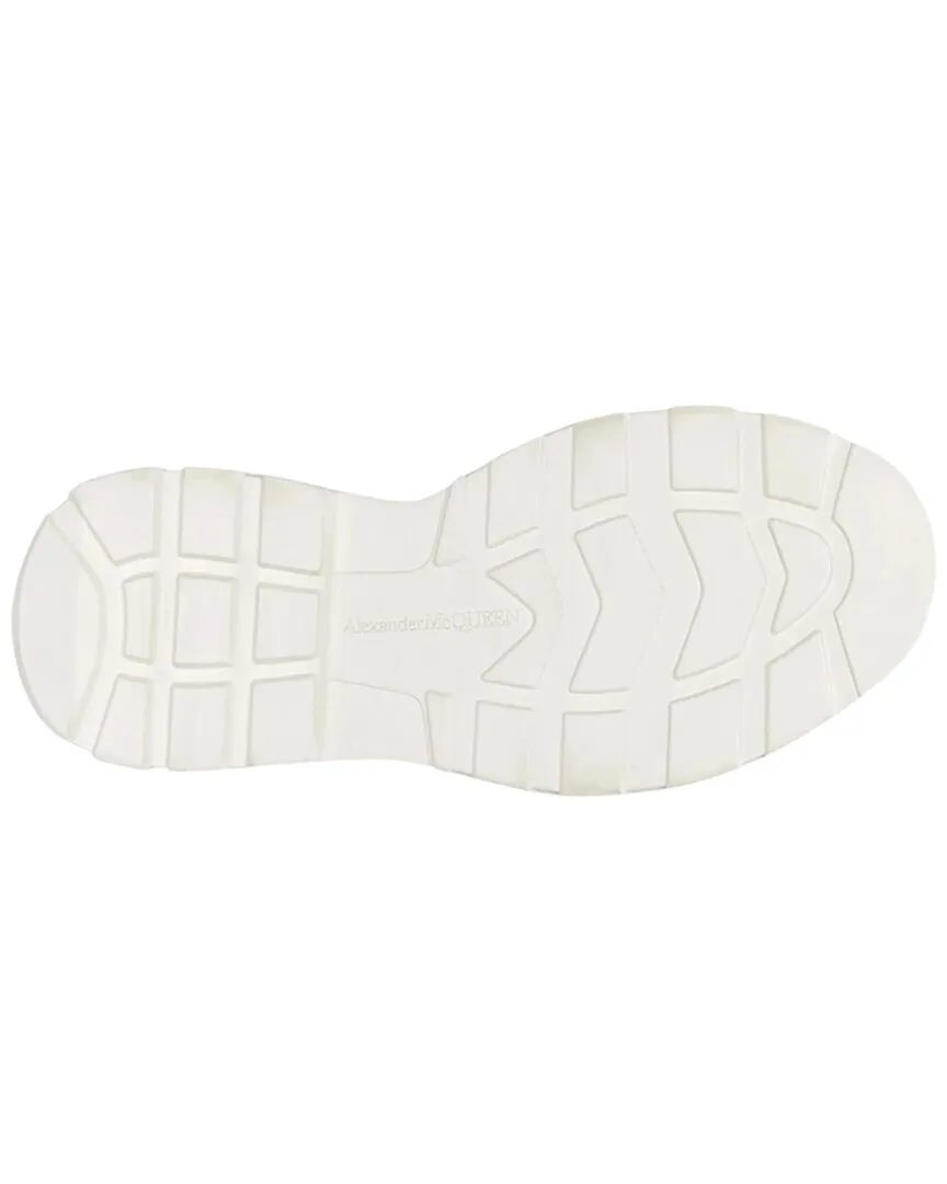 Alexander McQueen Tread Slick Lace Up Leather Sneaker