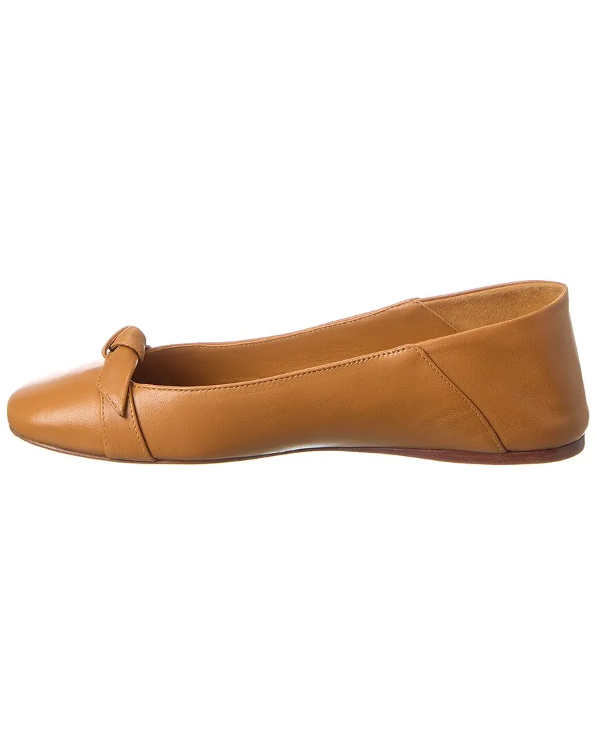 Alexandre Birman Clarita Collapsible Leather Flat