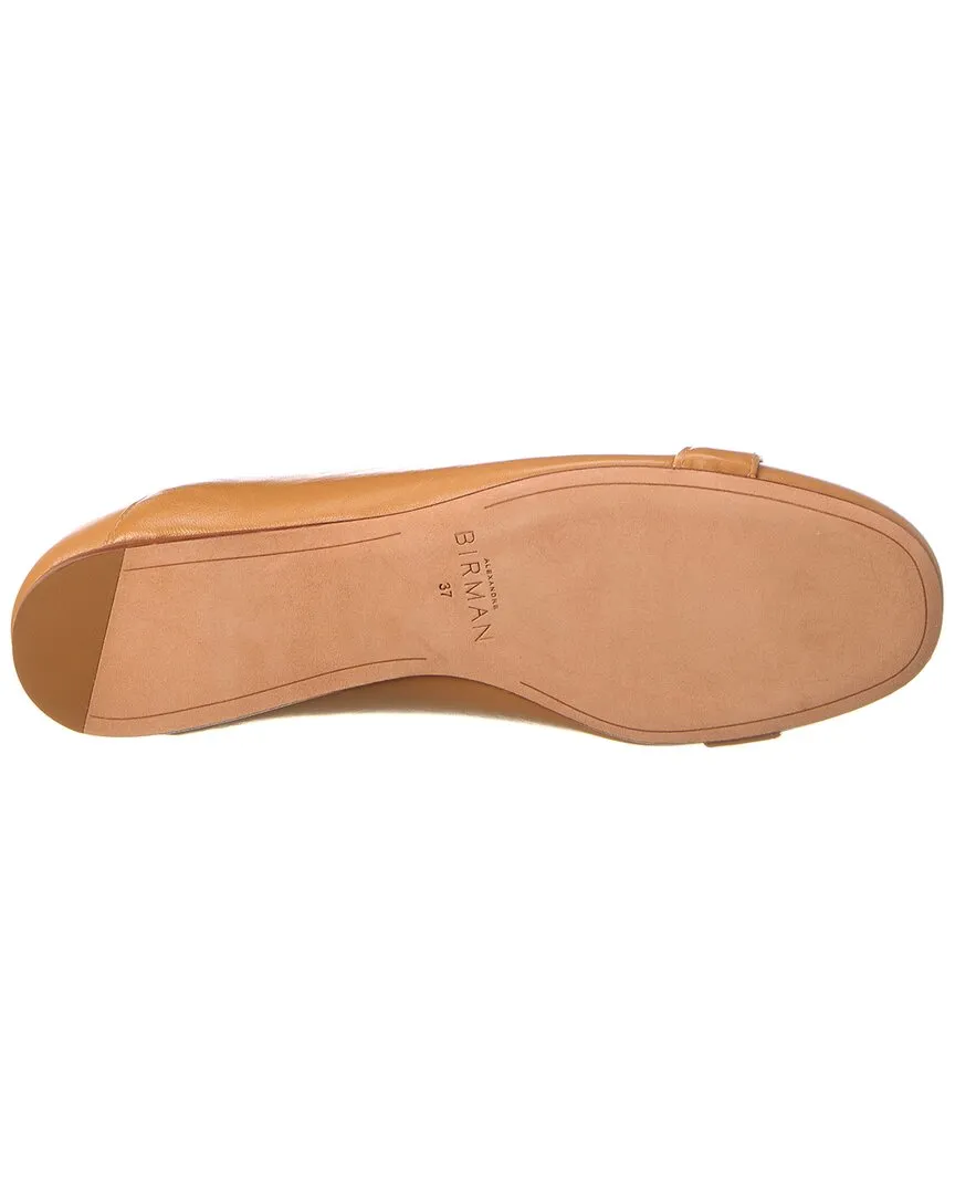 Alexandre Birman Clarita Collapsible Leather Flat