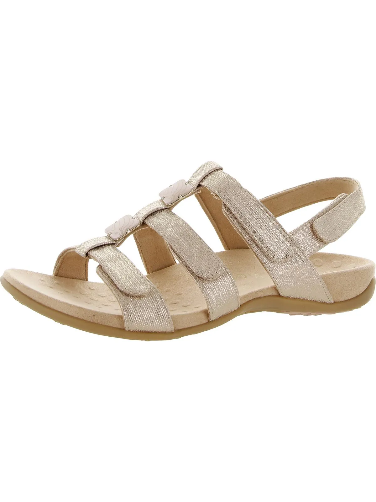 Amber Womens Wedge T-Strap Sandals
