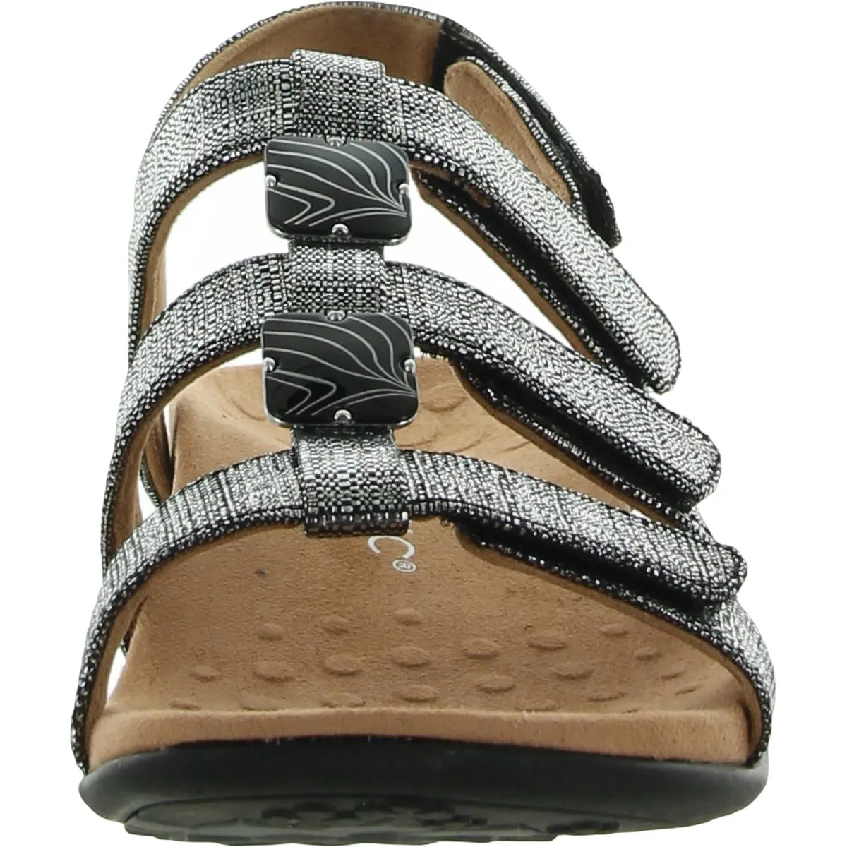 Amber Womens Wedge T-Strap Sandals