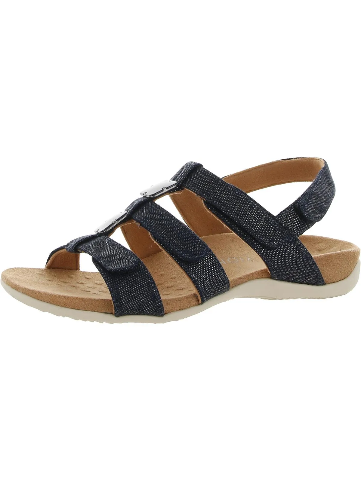 Amber Womens Wedge T-Strap Sandals