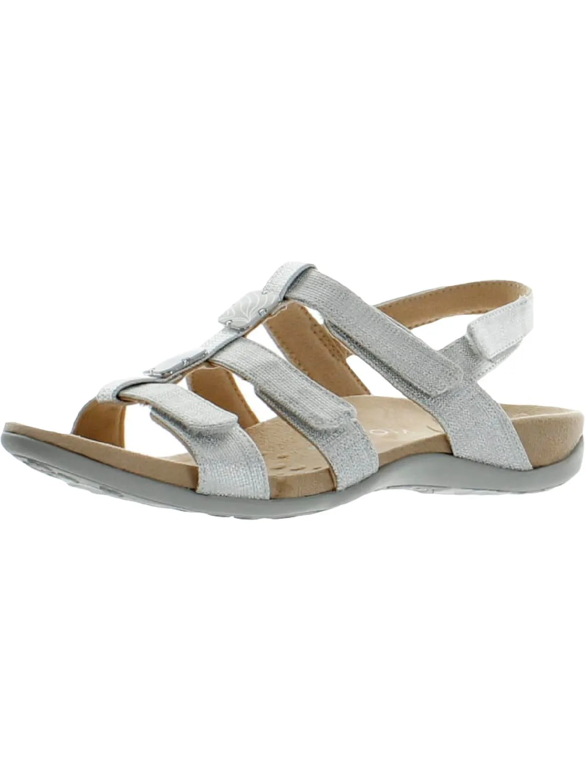 Amber Womens Wedge T-Strap Sandals