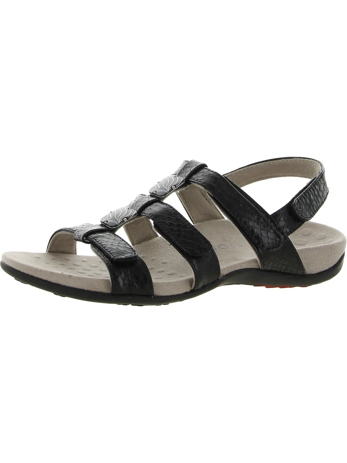 Amber Womens Wedge T-Strap Sandals