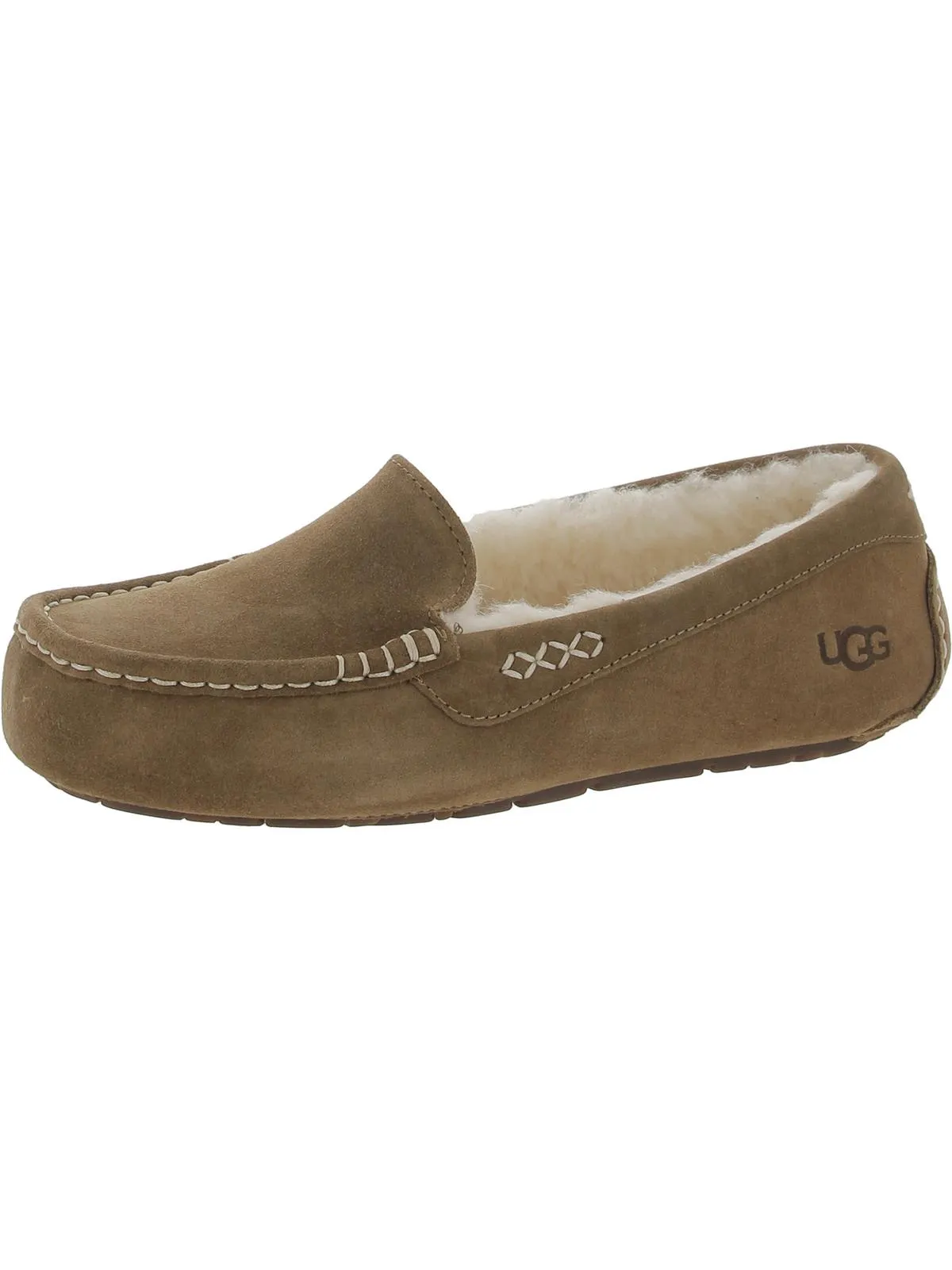 Ansley Womens Suede Slip On Loafers