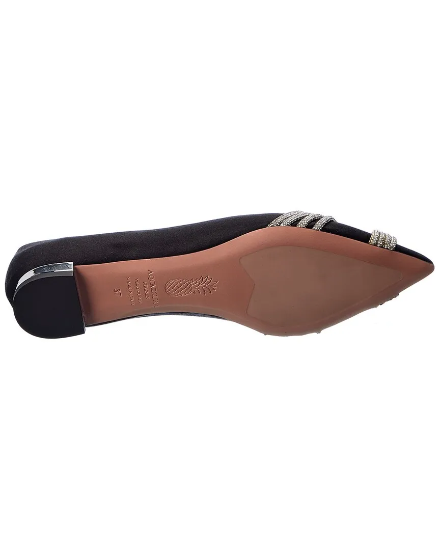 Aquazzura Gatsby Satin Flat
