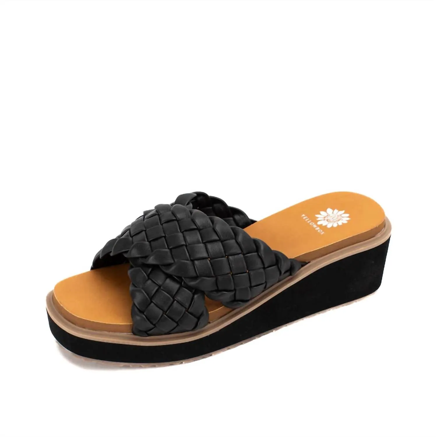 Arny Wedge Slide In Black