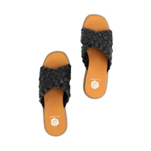 Arny Wedge Slide In Black