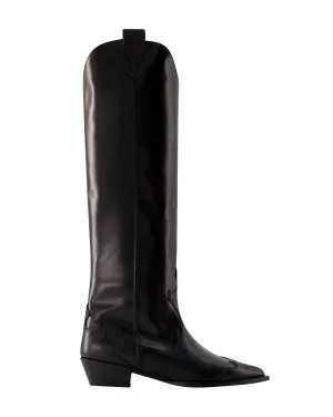 Aruna Boots - Aeyde - Leather - Black