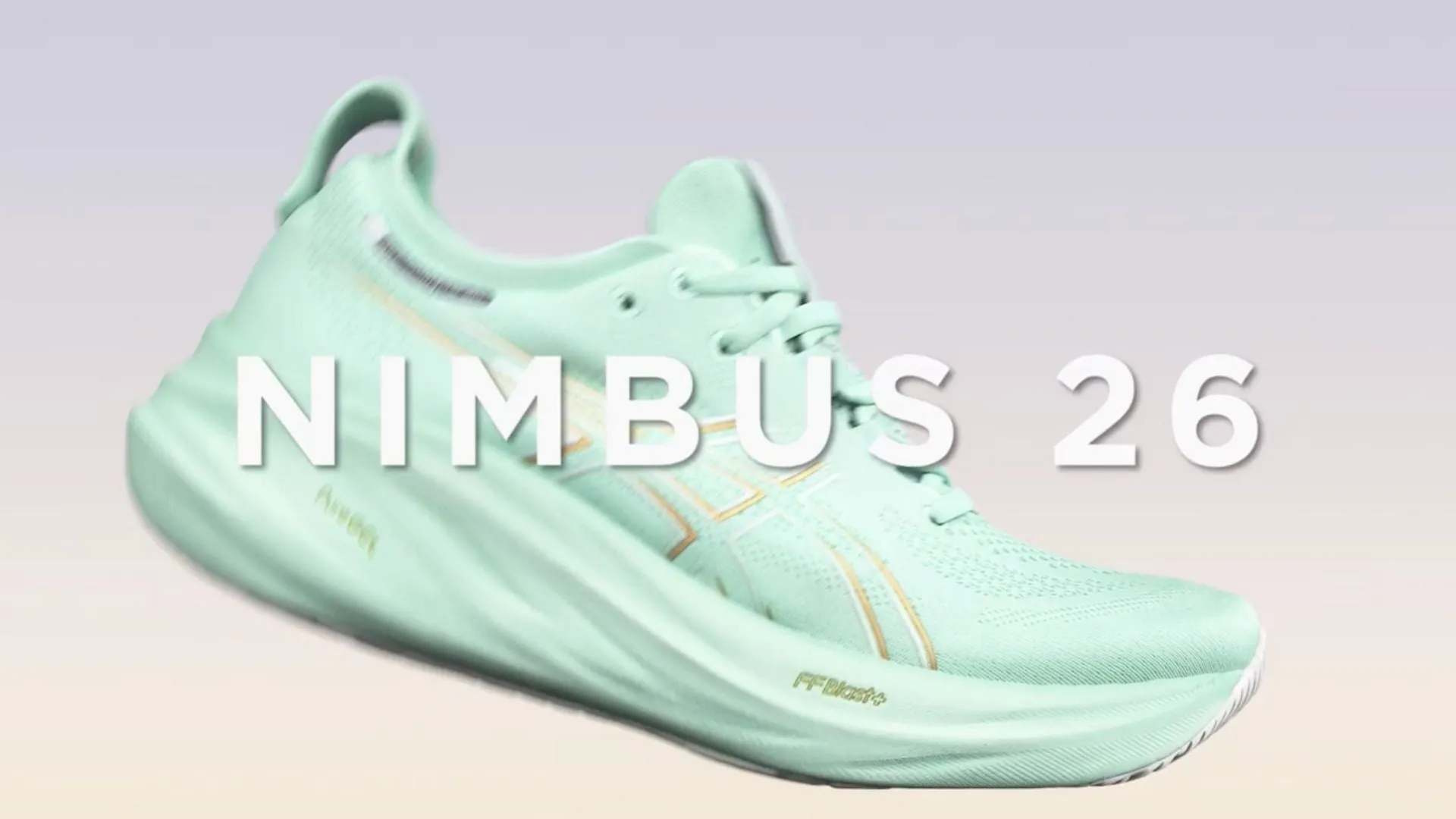 Asics Gel Nimbus 26 - White - Birch