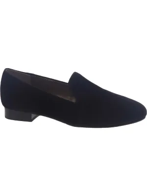 Aubrey Womens Velvet Slip On Loafers