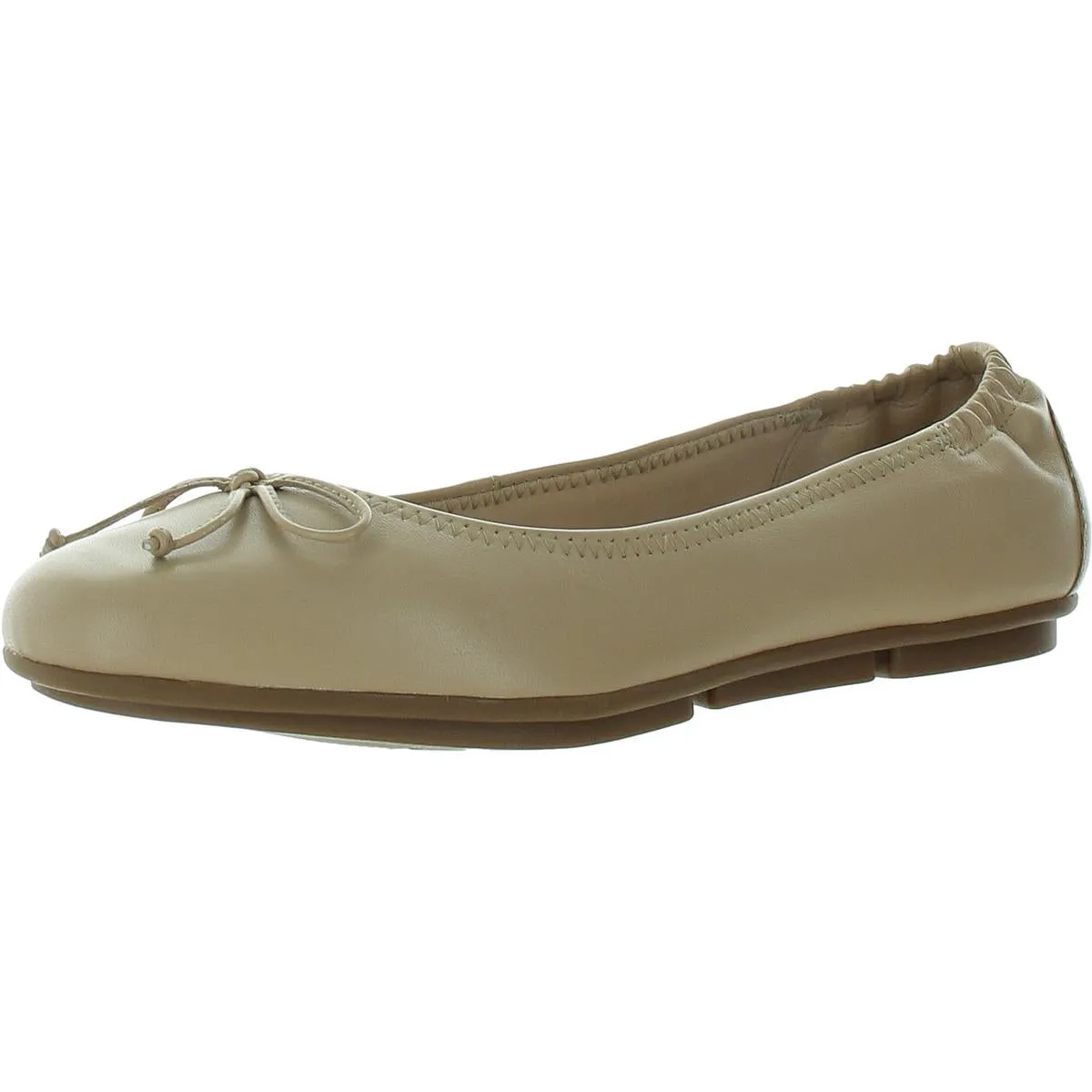 Baily Womens Sequined Bow Ballet Flats