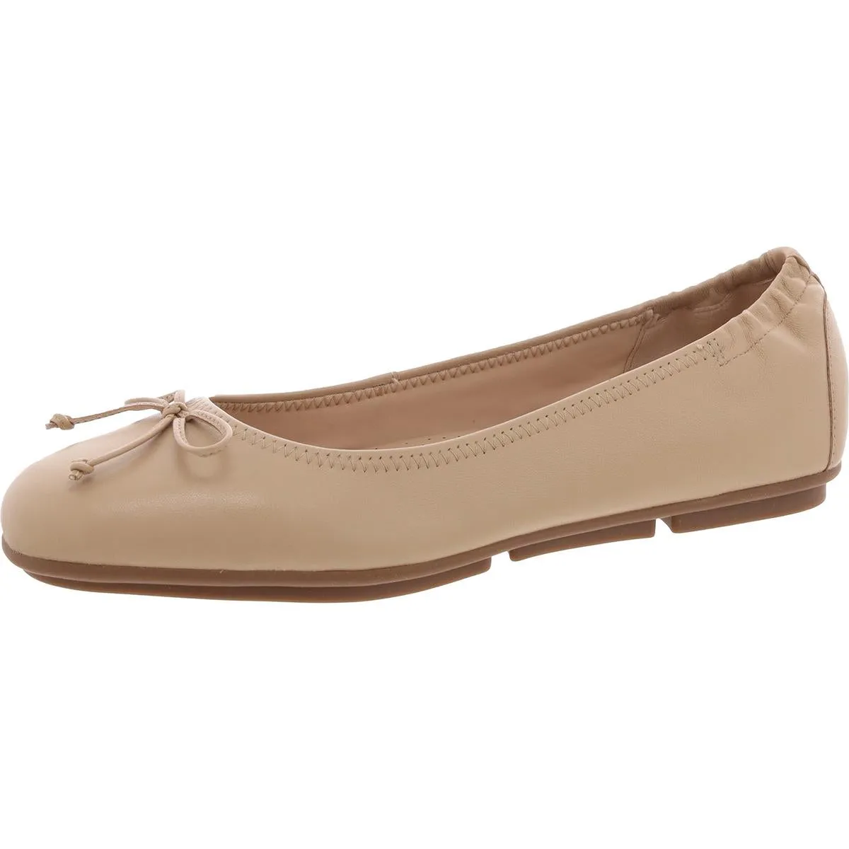 Baily Womens Sequined Bow Ballet Flats