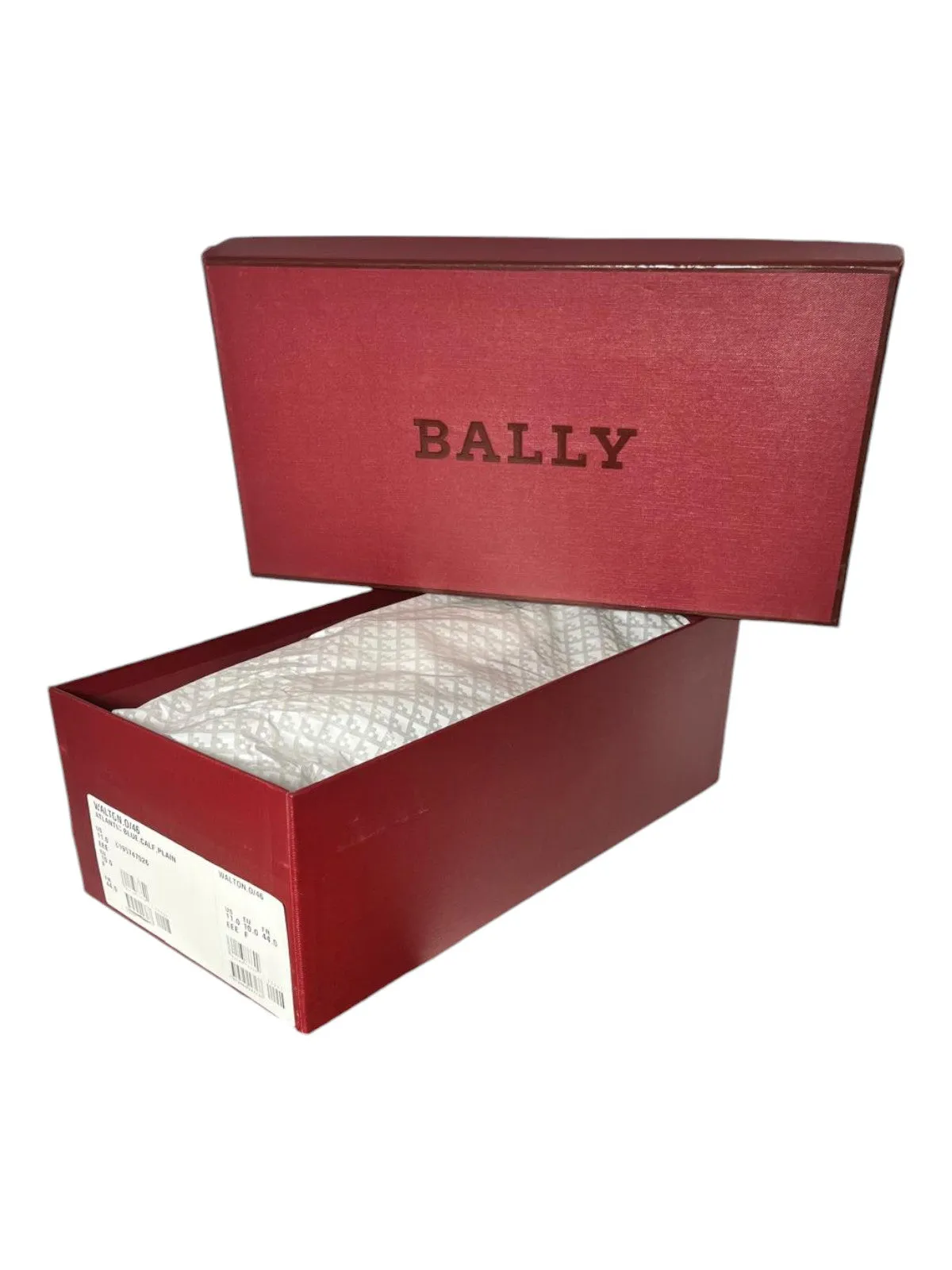 Bally Walton 6195747 Men's Atlantic Blue Calf Leather Loafers