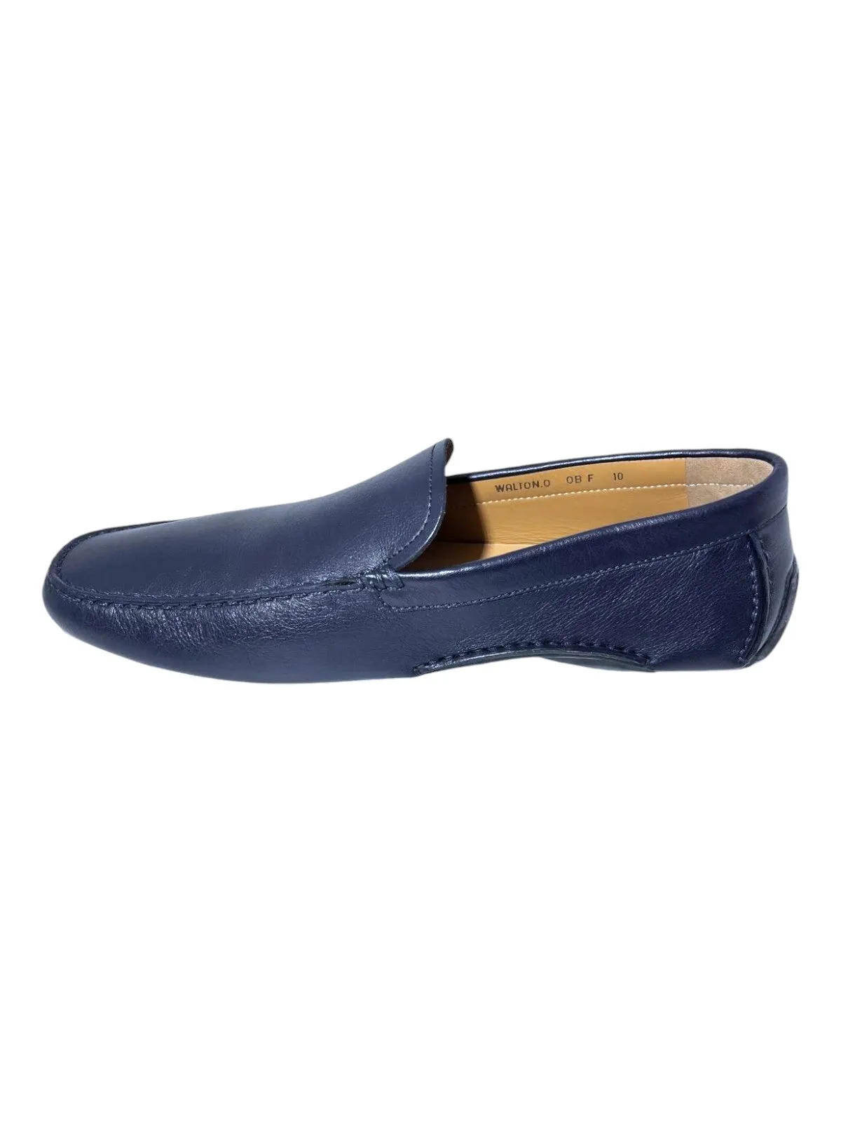 Bally Walton 6195747 Men's Atlantic Blue Calf Leather Loafers