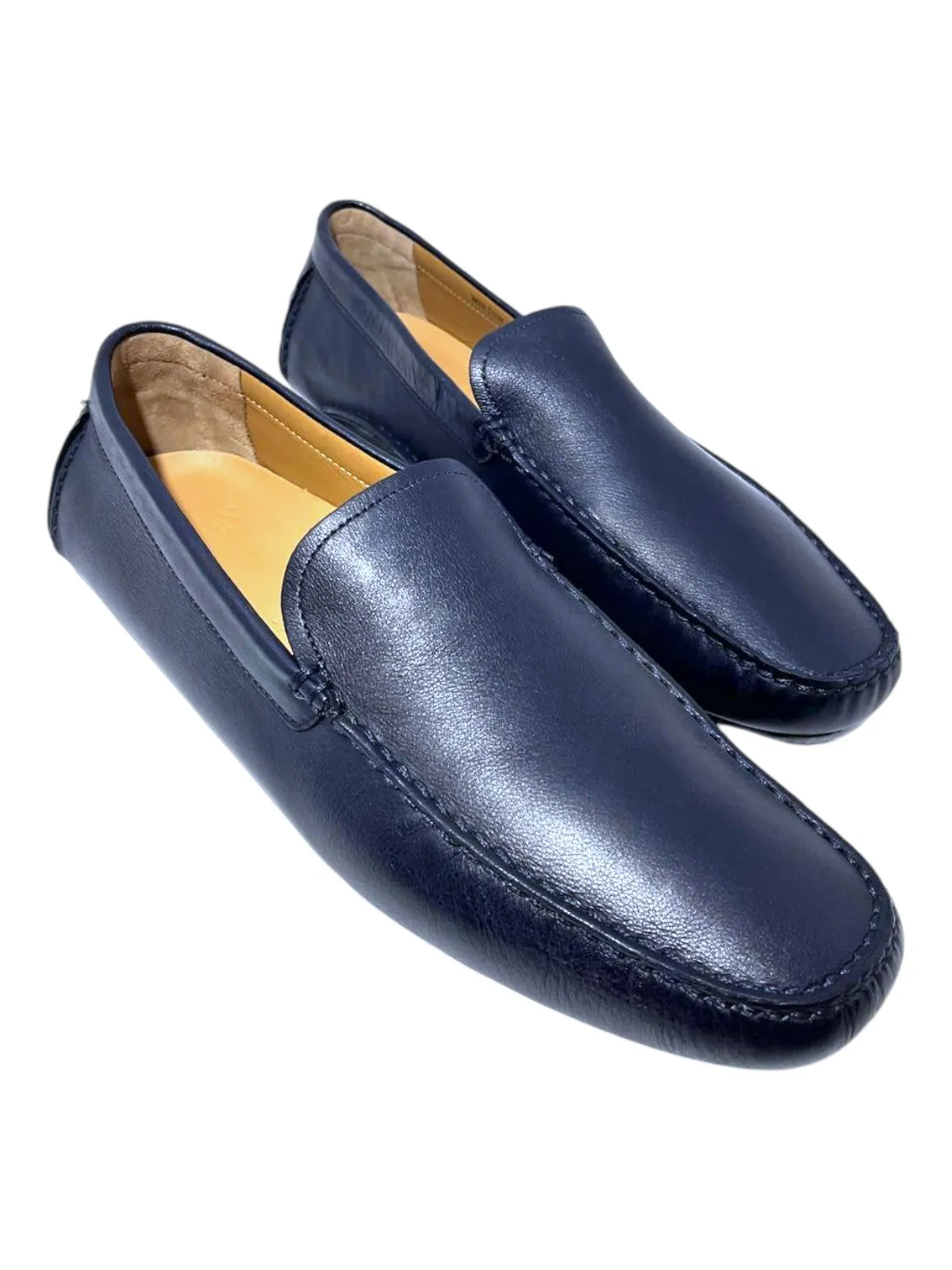 Bally Walton 6195747 Men's Atlantic Blue Calf Leather Loafers