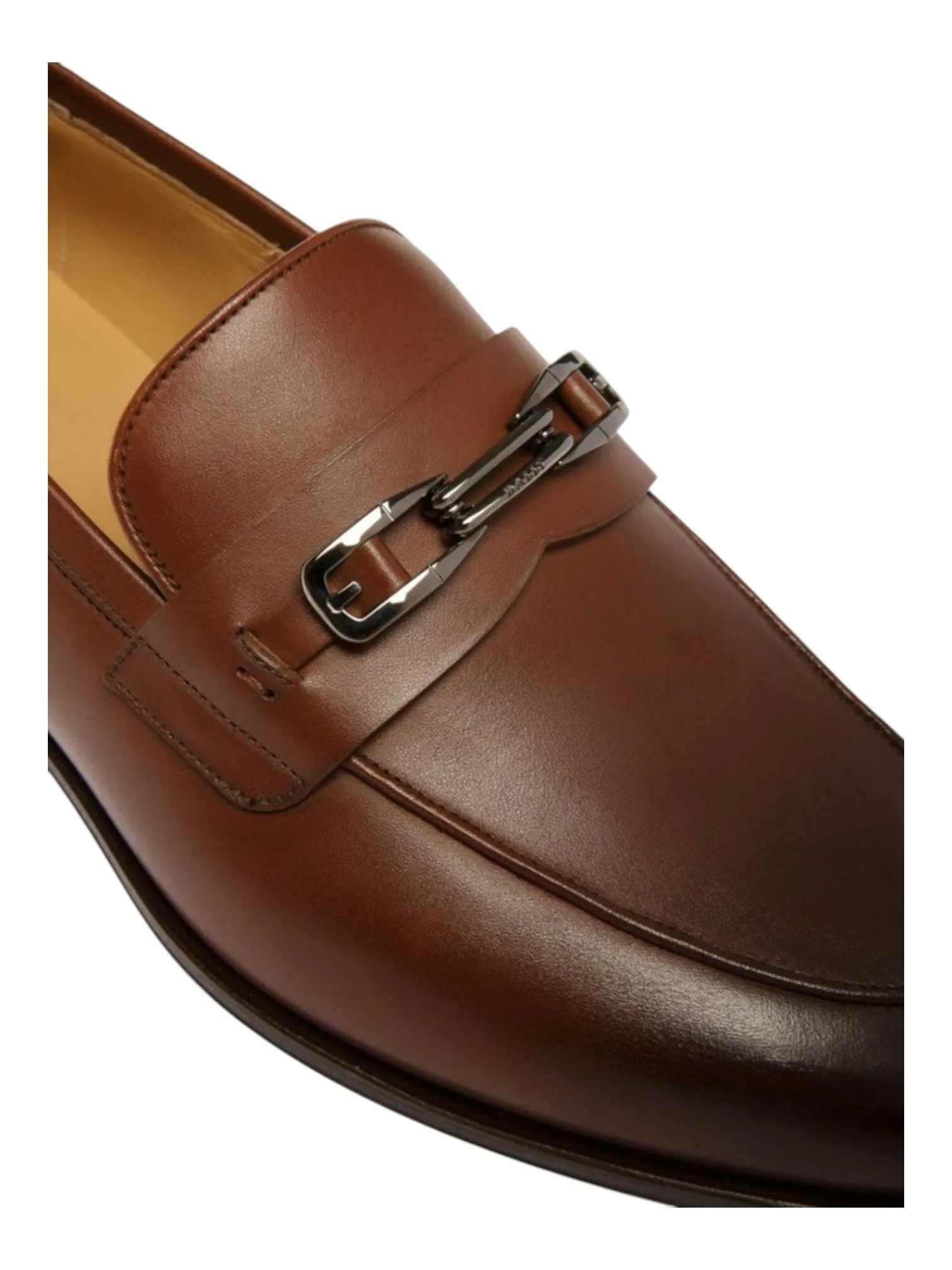 Bally Westro 6303301 Men's Cuero Calf Plain Leather Loafers