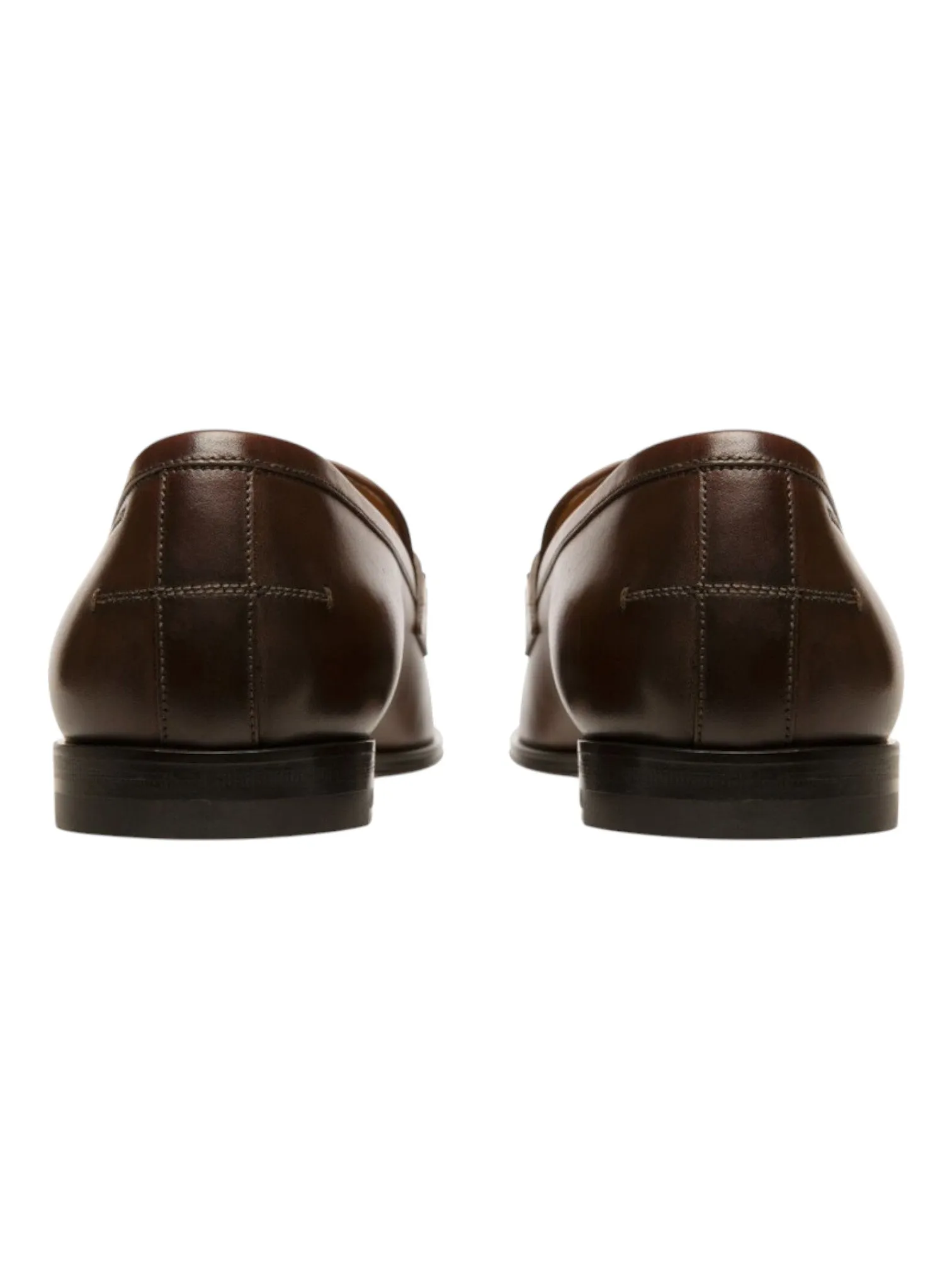 Bally Westro 6303301 Men's Cuero Calf Plain Leather Loafers