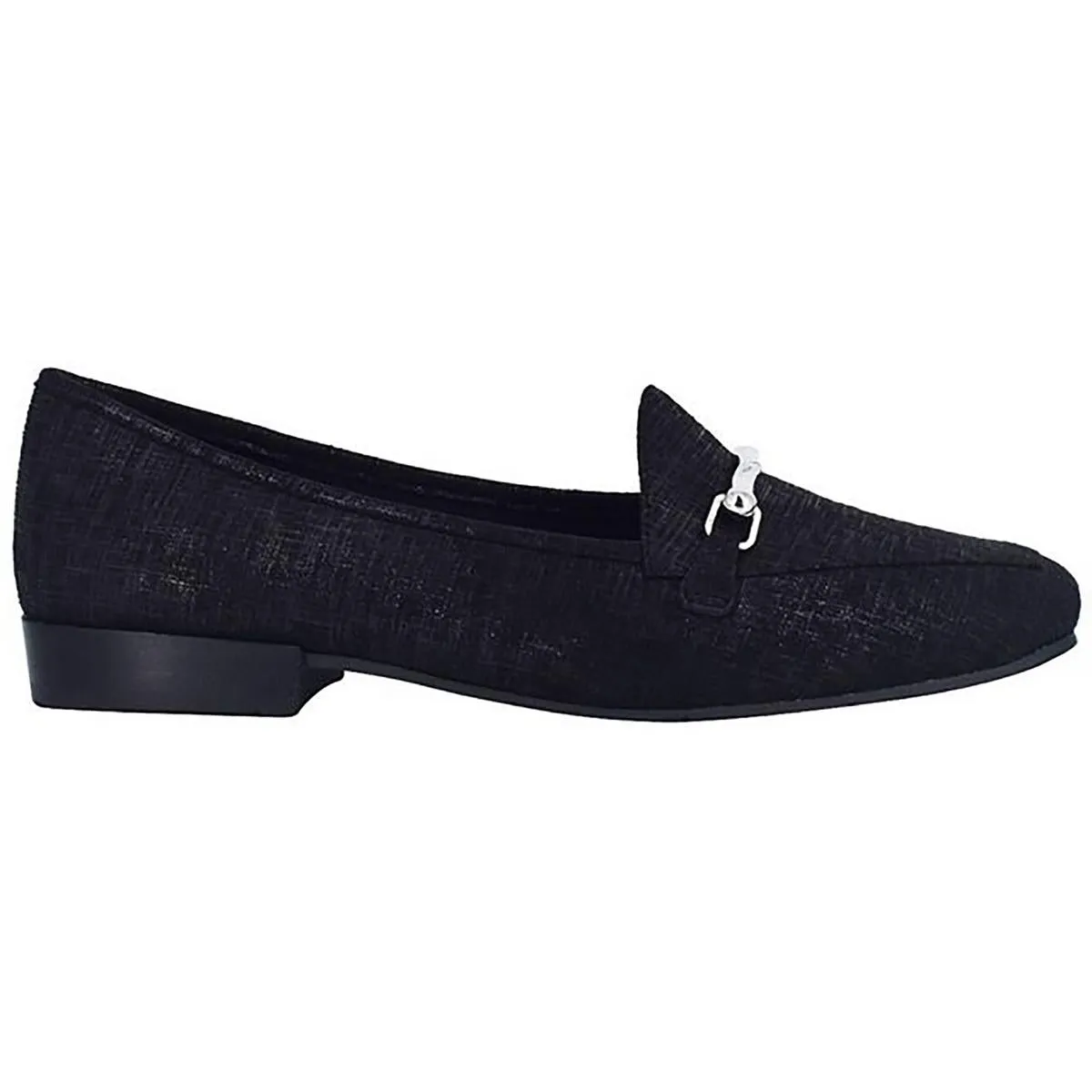 Baylis Womens Microsuede Shimmer Loafers