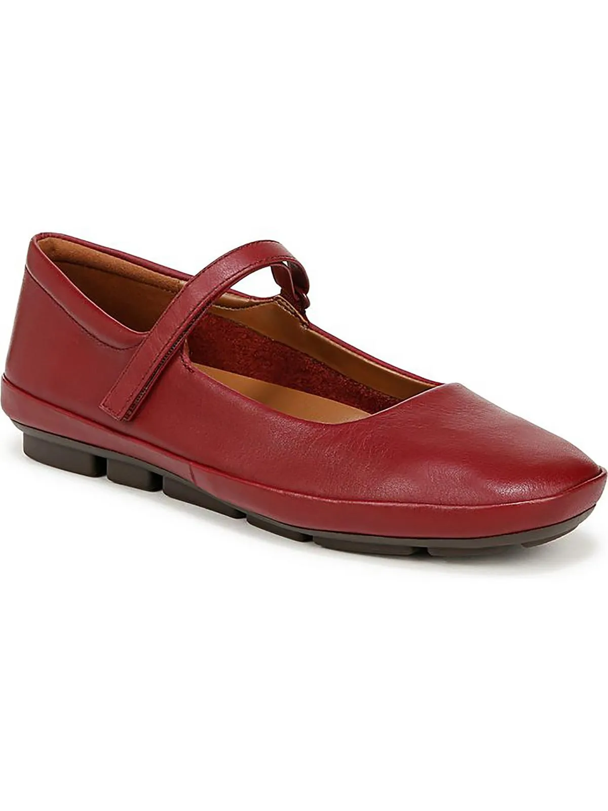 Behold Womens Leather Solid Mary Janes