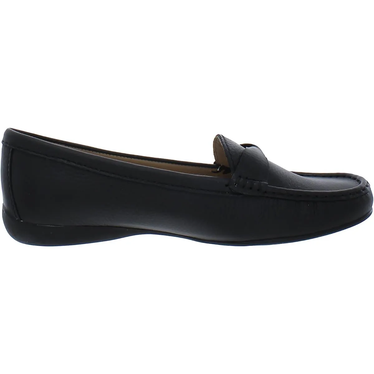 Beverley Road Womens Leather Slip On Loafers