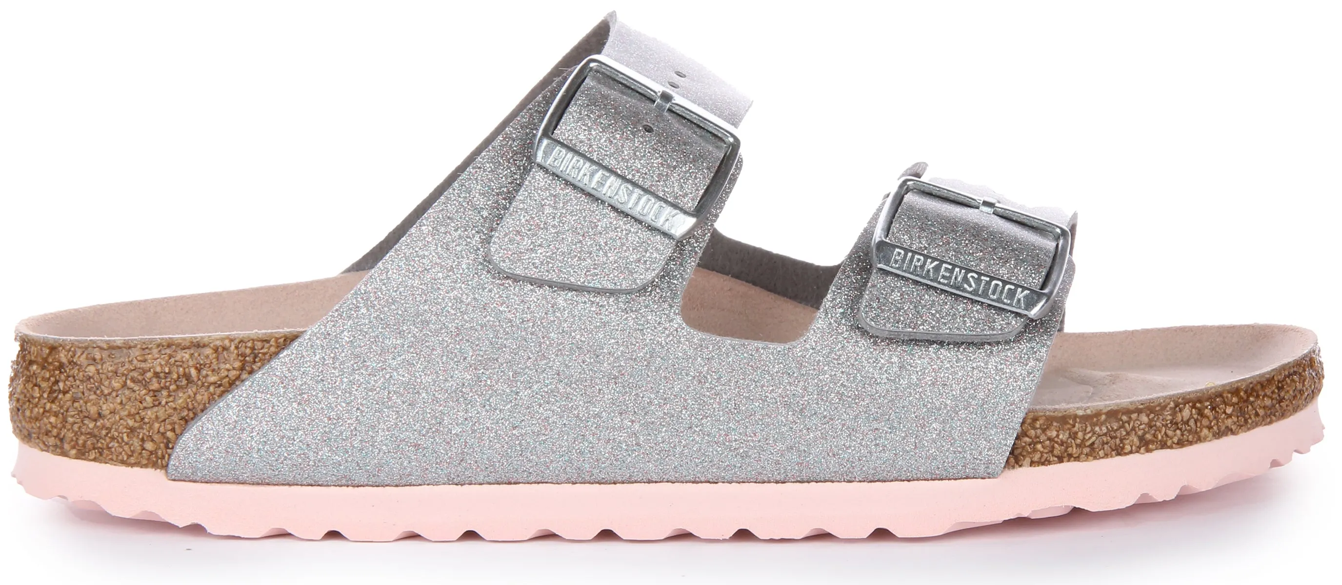 Birkenstock Arizona Bf In Silver | Narrow Fit Shoes Birkenstock