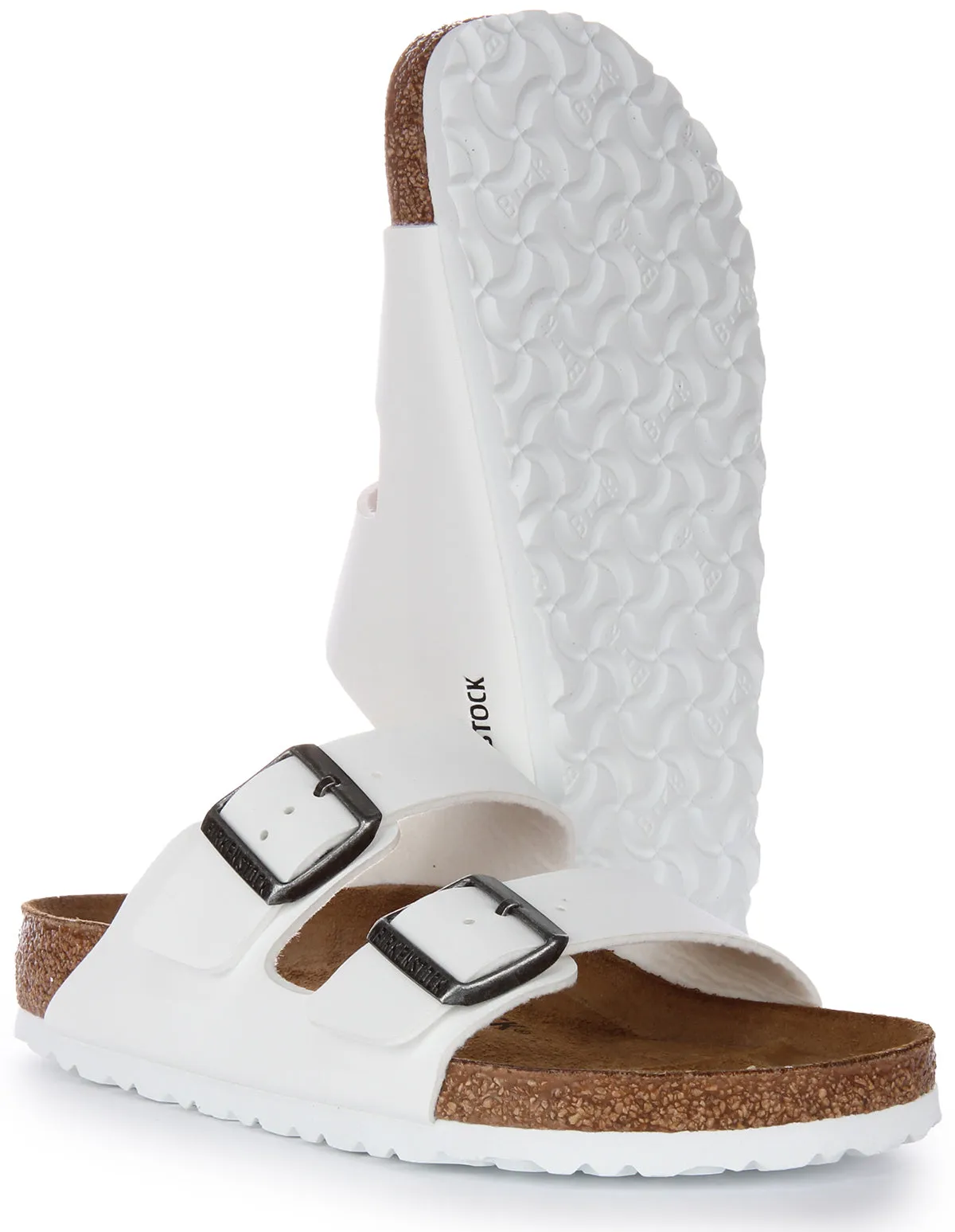 Birkenstock Arizona Bf In White | Regular Fit Shoes Birkenstock