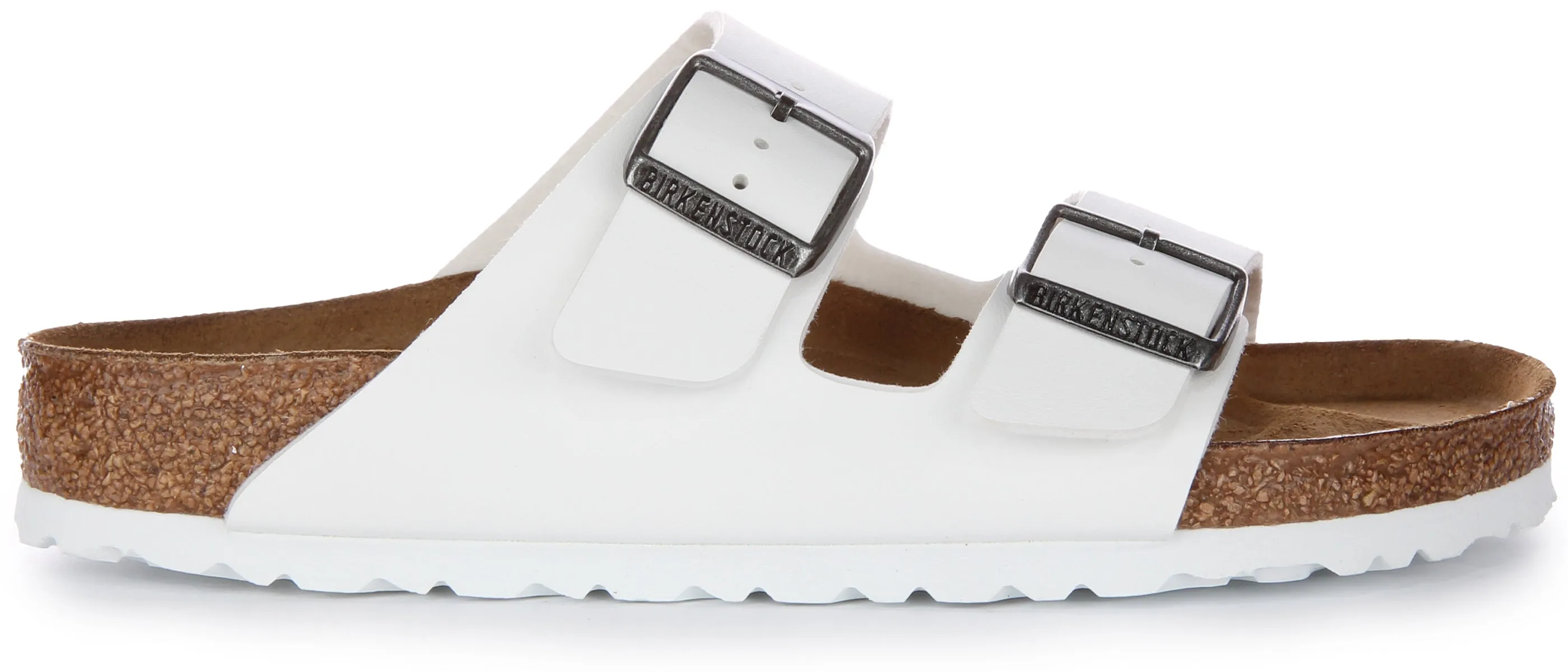 Birkenstock Arizona Bf In White | Regular Fit Shoes Birkenstock
