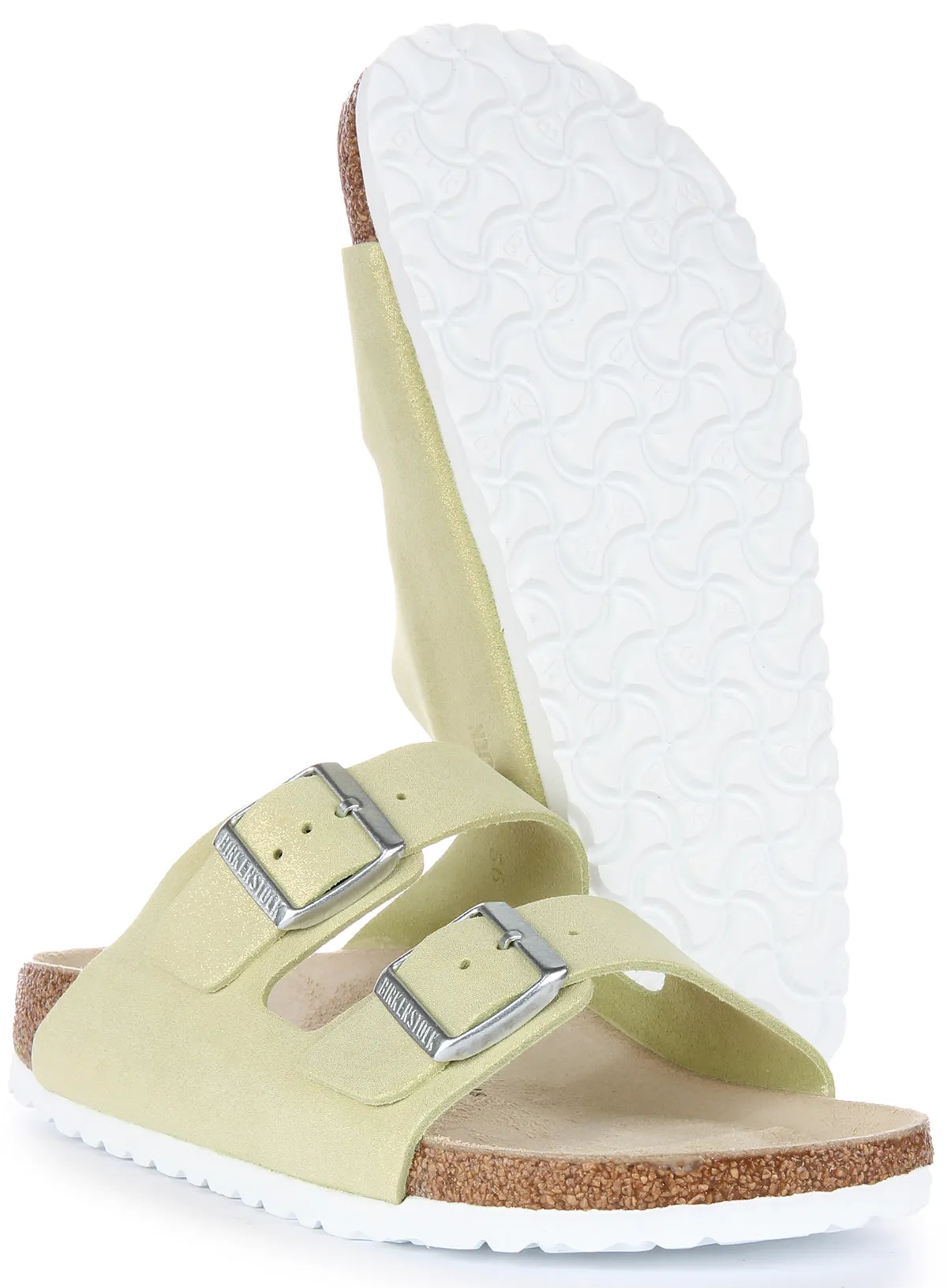 Birkenstock Arizona Bs In Light Green | Narrow Fit Shoes Birkenstock