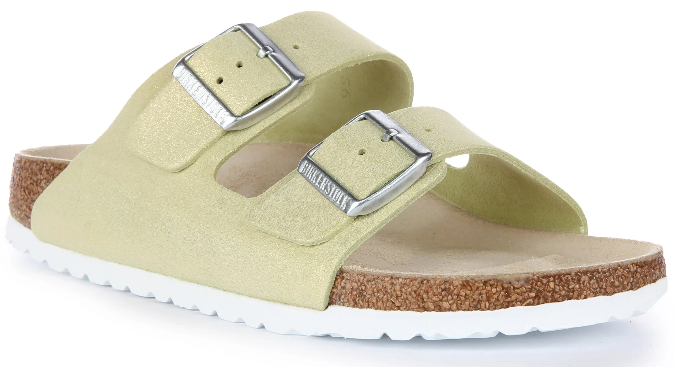 Birkenstock Arizona Bs In Light Green | Narrow Fit Shoes Birkenstock
