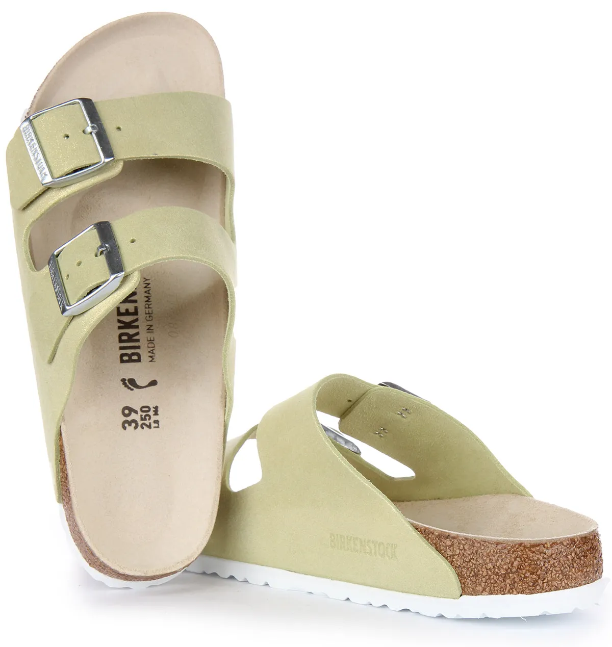 Birkenstock Arizona Bs In Light Green | Narrow Fit Shoes Birkenstock