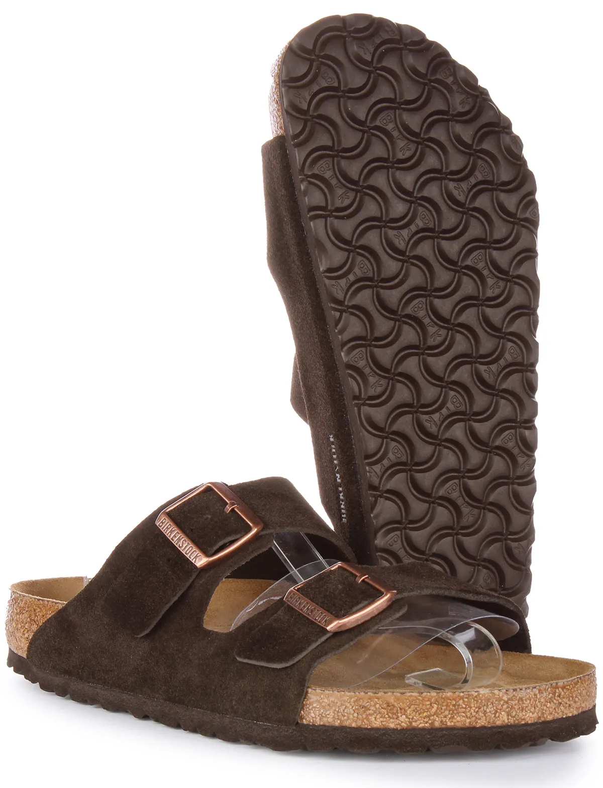 Birkenstock Arizona Bs In Mocha For Men | Regular Fit Shoes Birkenstock