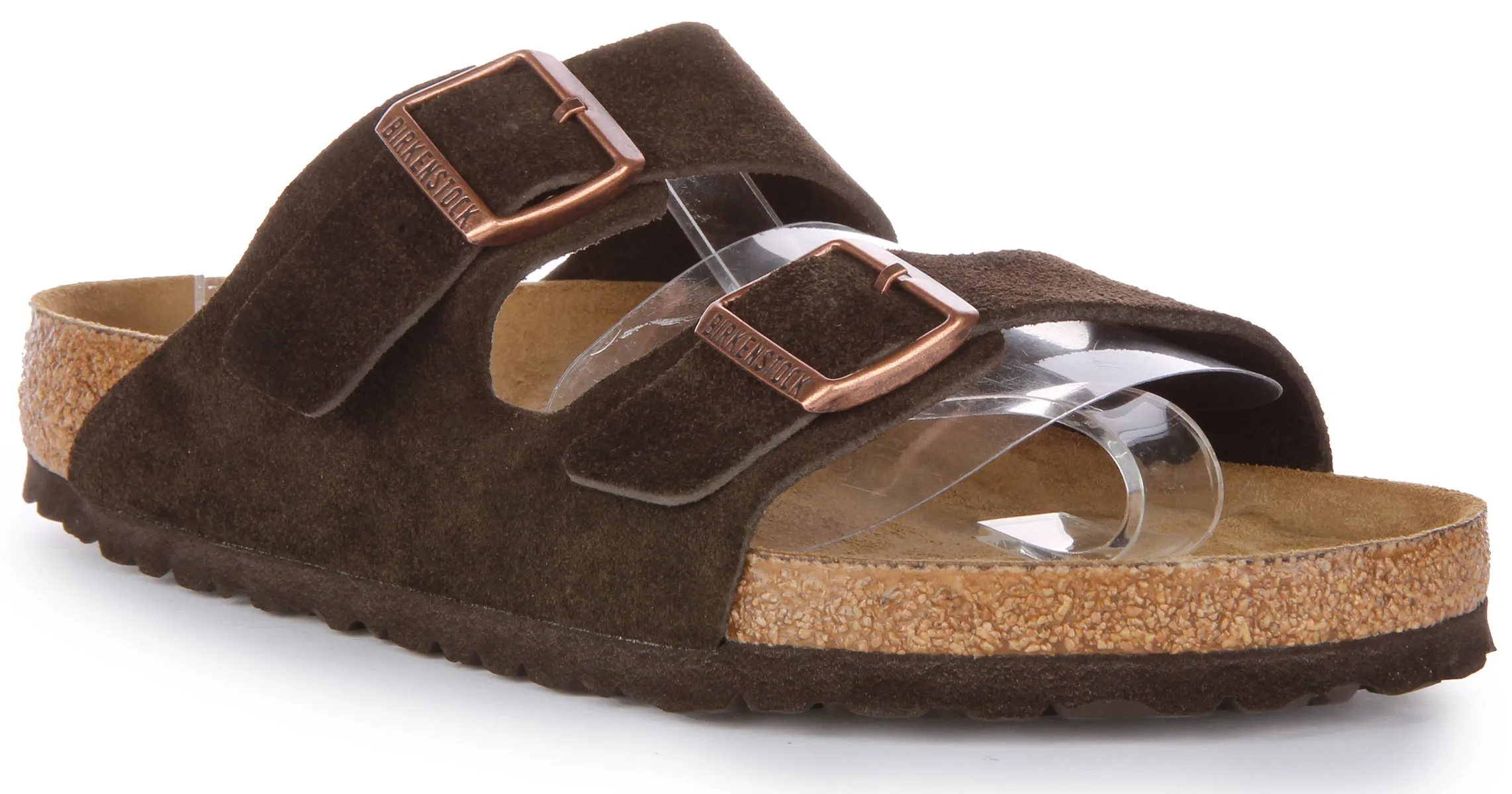 Birkenstock Arizona Bs In Mocha For Men | Regular Fit Shoes Birkenstock