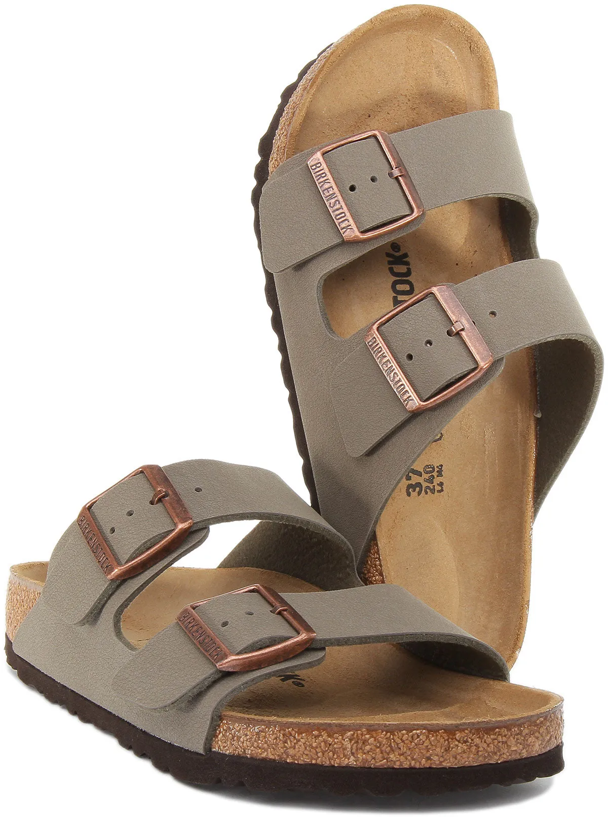 Birkenstock Arizona In Stone | Regular Fit Shoes Birkenstock