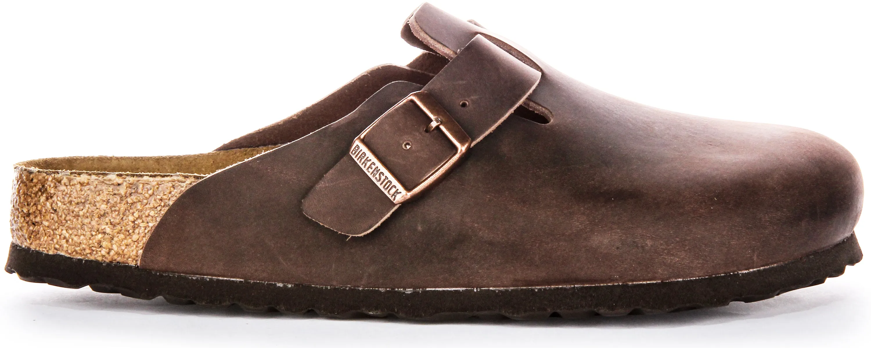 Birkenstock Boston BS In Brown | Regular Fit Shoes Birkenstock