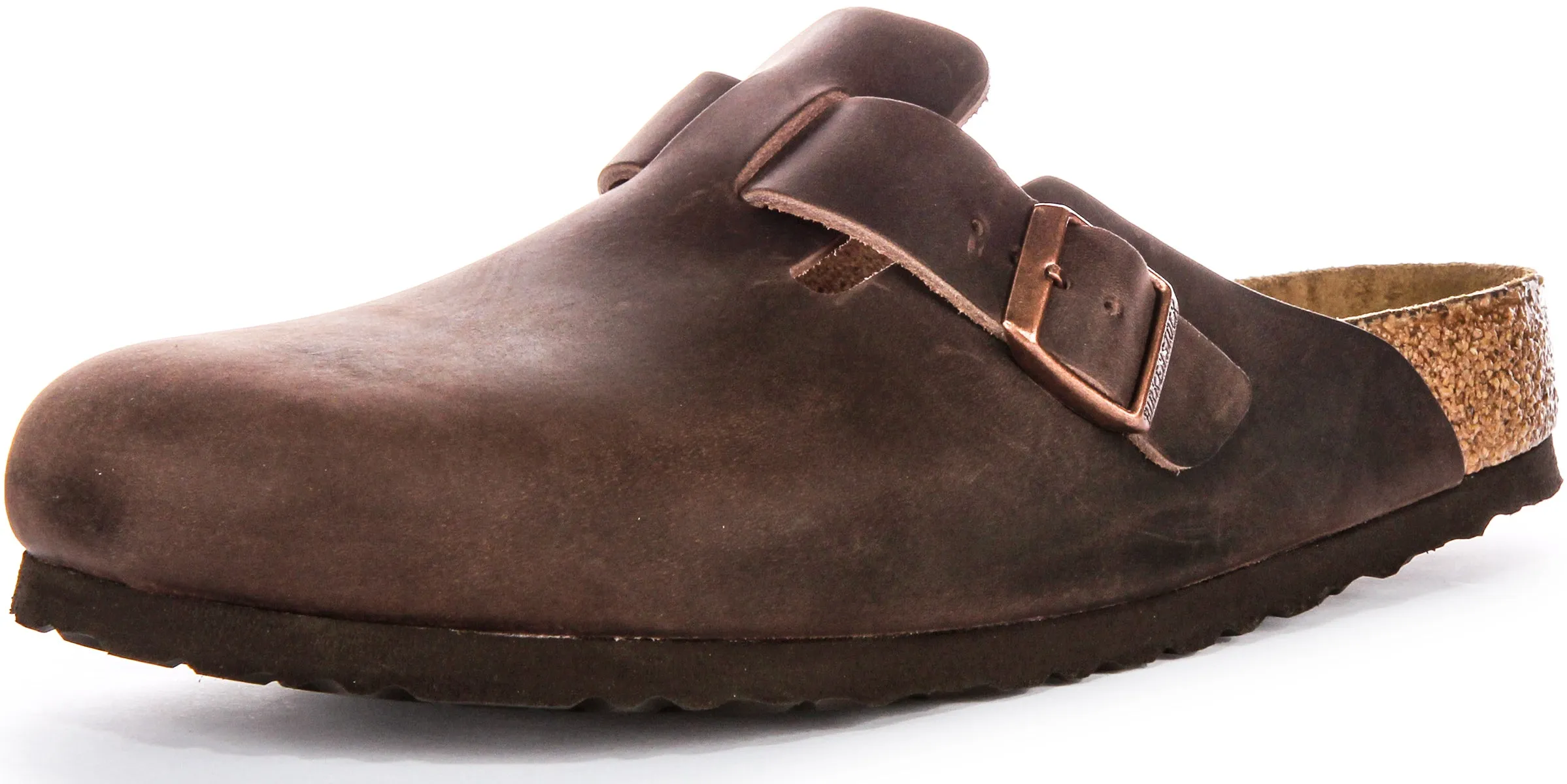 Birkenstock Boston BS In Brown | Regular Fit Shoes Birkenstock