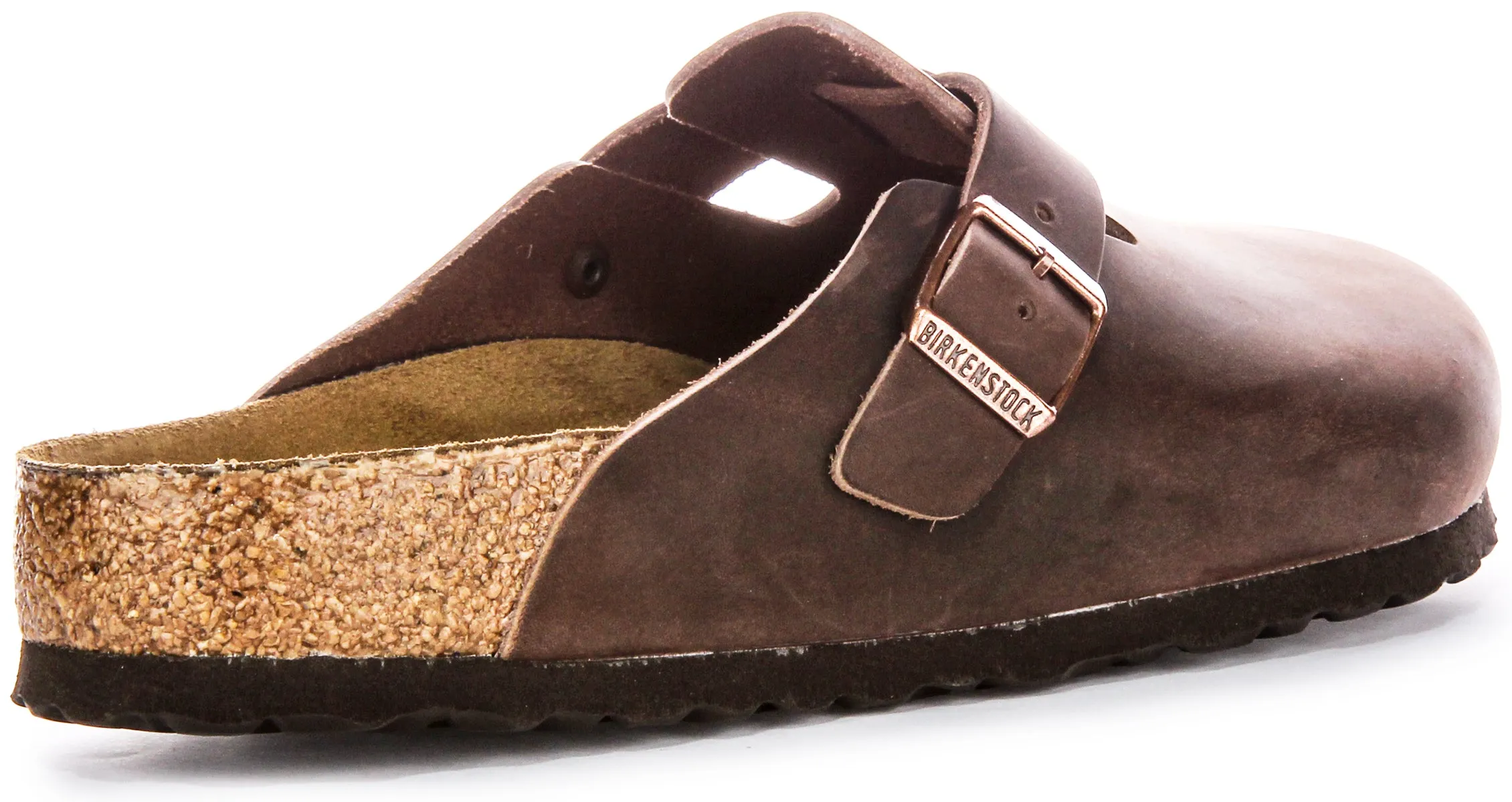Birkenstock Boston BS In Brown | Regular Fit Shoes Birkenstock