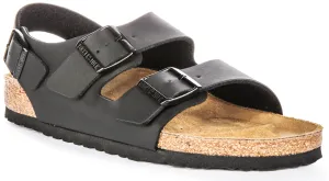 Birkenstock Milano Bf In Black | Narrow Fit Shoes Birkenstock