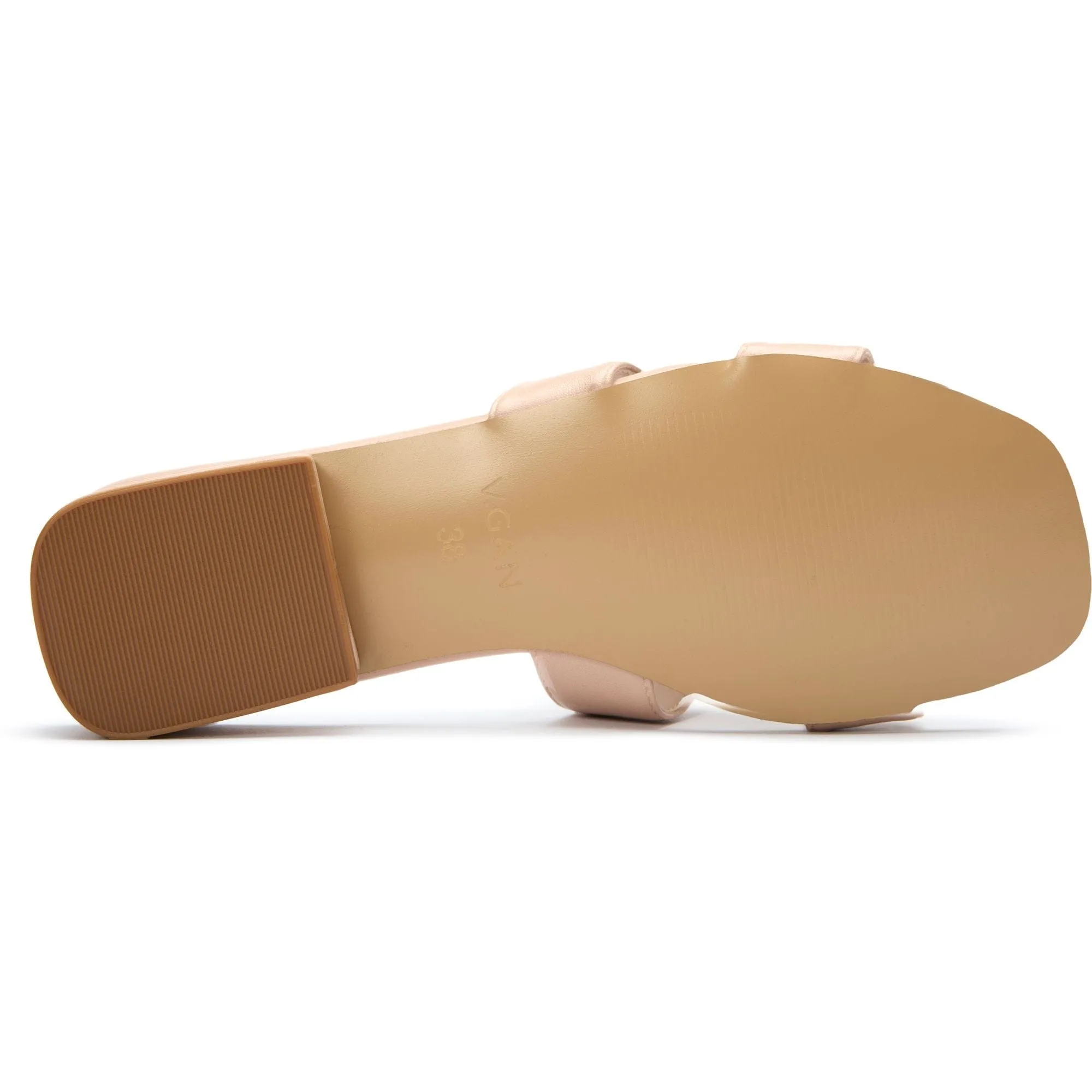 Bok Women's Vegan Leather Slider Sandals | Natural