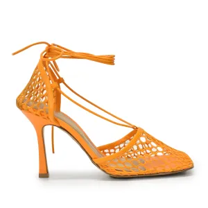 Bottega Veneta 'Stretch Lace-Up' Heels - Women's 39