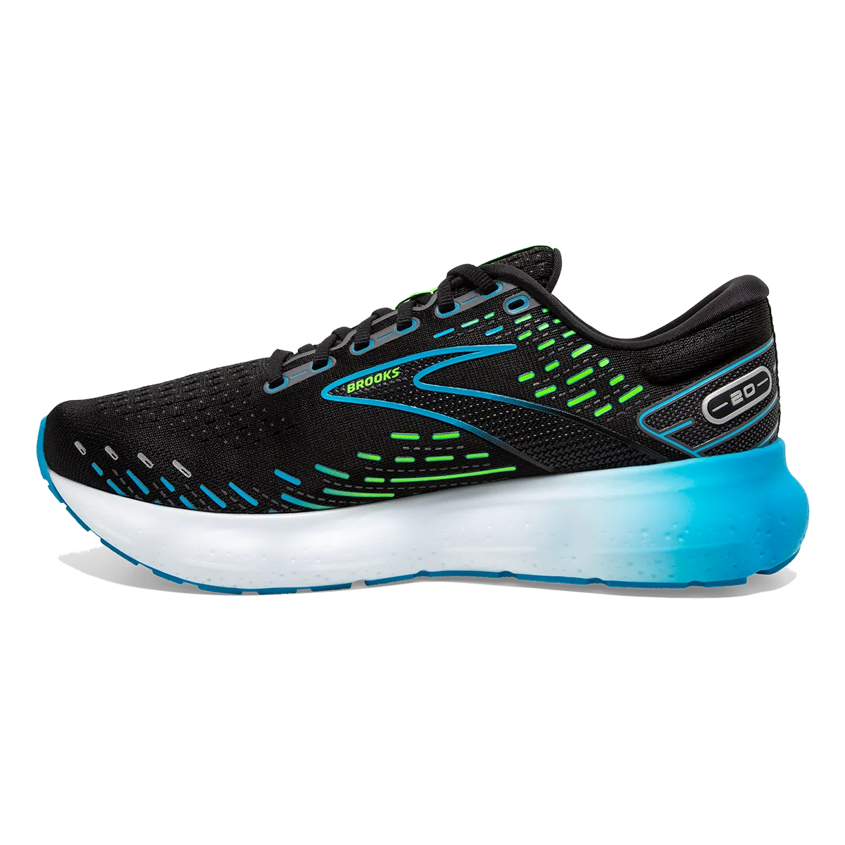 Brooks Glycerin 20 - Black - Hawaiian Ocean - Green