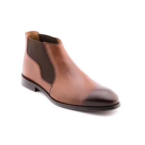 Brown Leather Chelsea Boots 80120-BN
