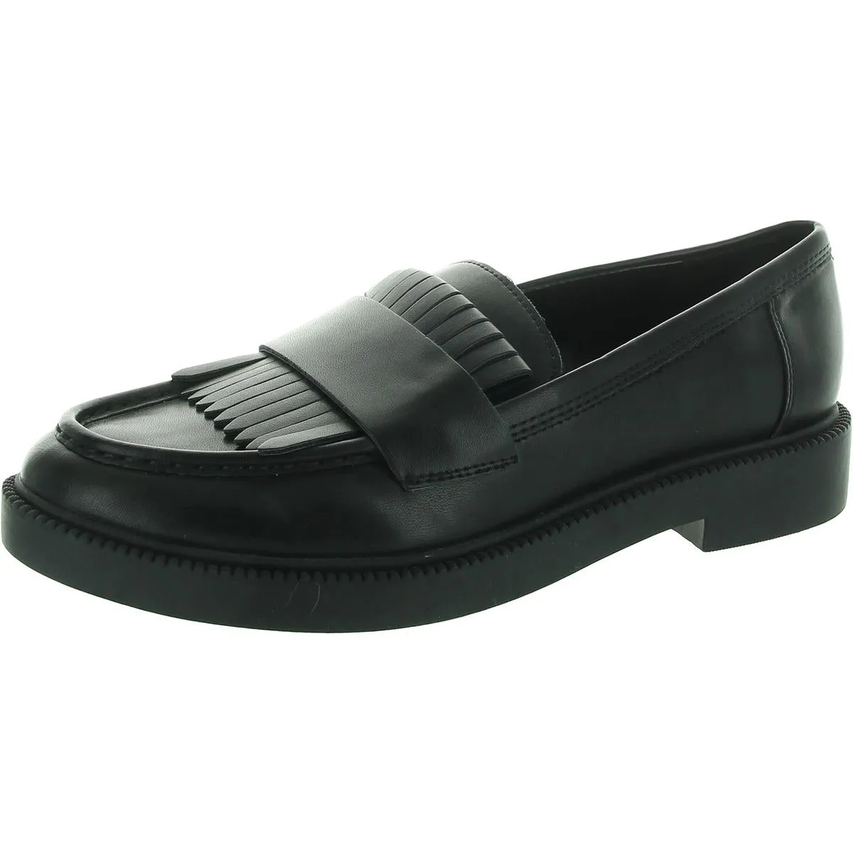Calixy Womens Faux Leather Two-Tone Loafers
