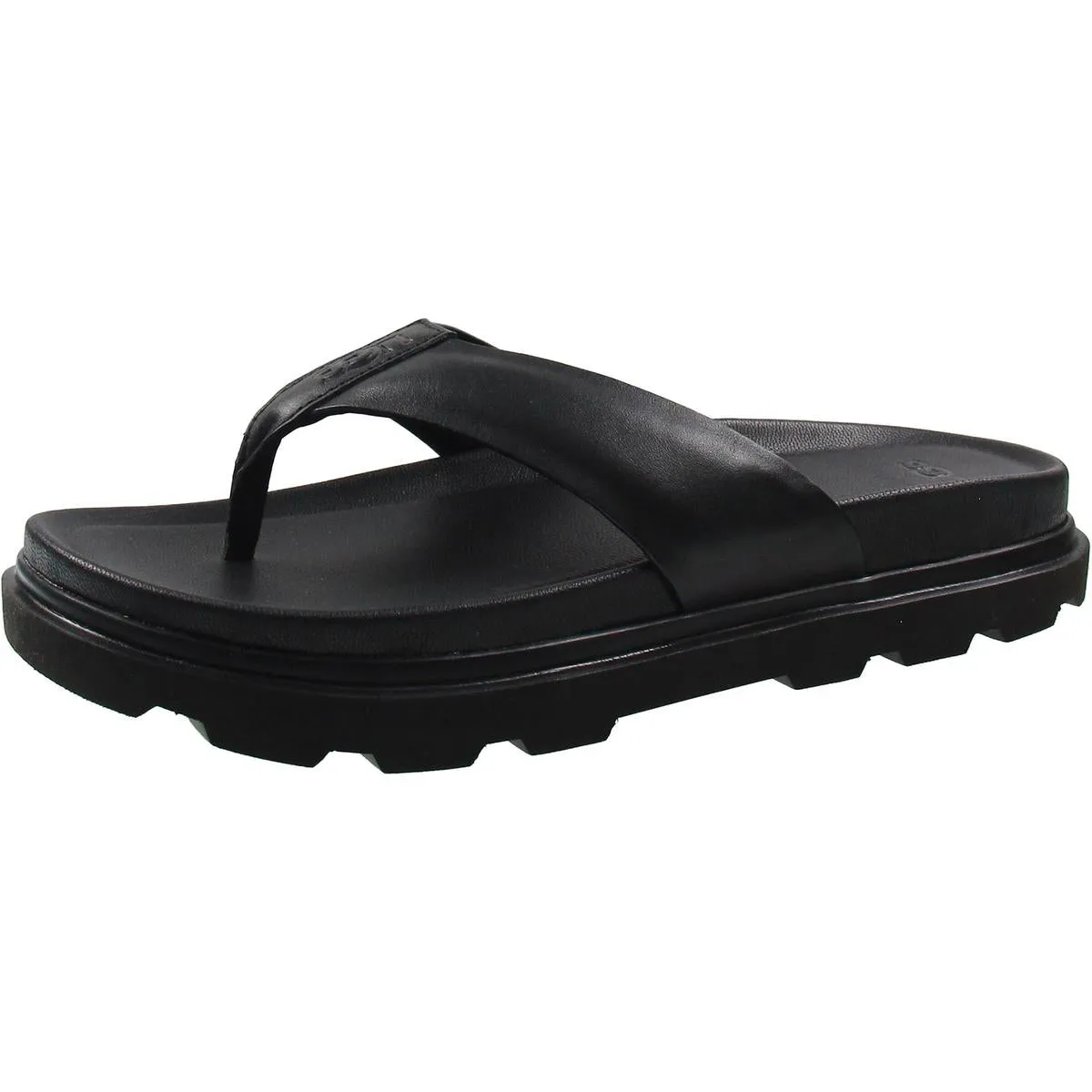 Capitola Flip Mens Solid Leather Flip-Flops